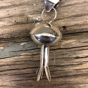 Sterling Silver Squash Blossom Pendant